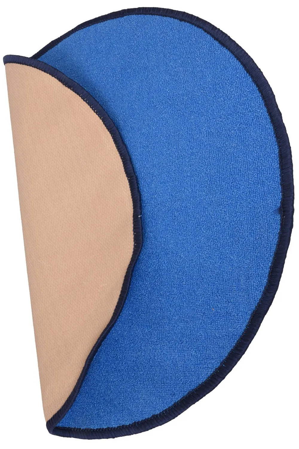 10 Pack Non Slip Blue Rubber Round Door Mat