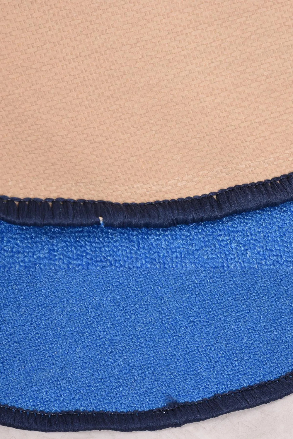10 Pack Non Slip Blue Rubber Round Door Mat