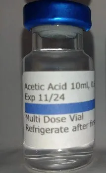10ml Acetic Acid 0.6%. For IGF-1 Reconstitution.