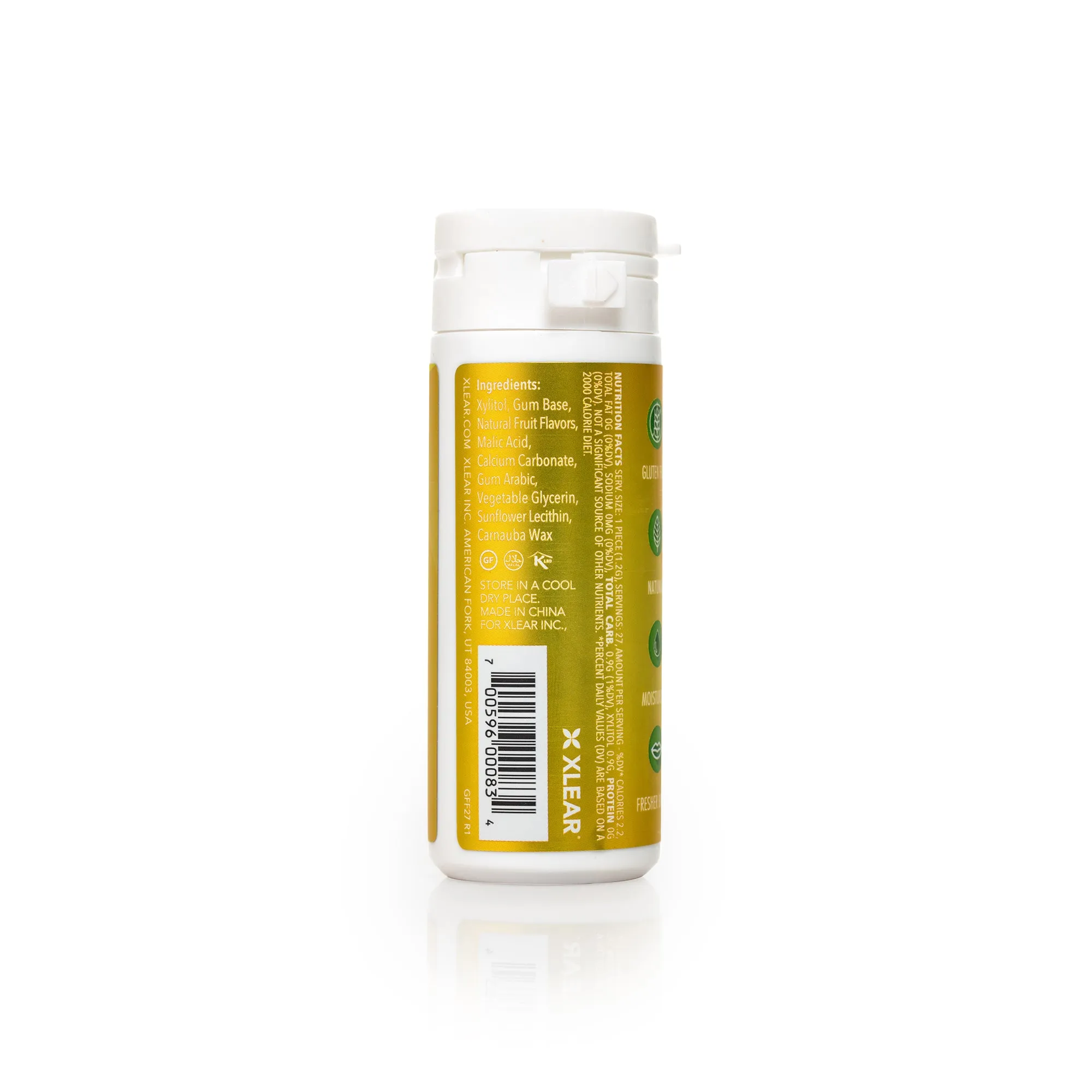 27ct Tube Gum - Fresh Fruit