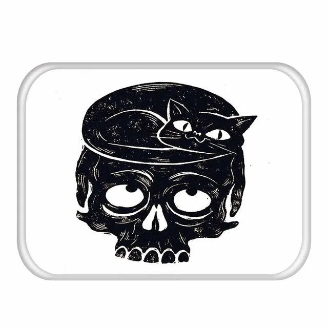 3D Skull Printed Mat