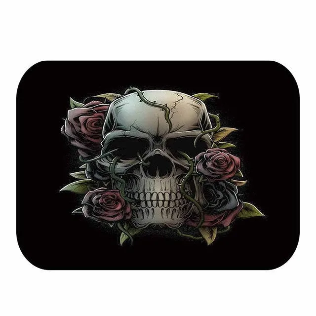 3D Skull Printed Mat