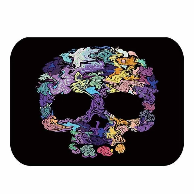 3D Skull Printed Mat