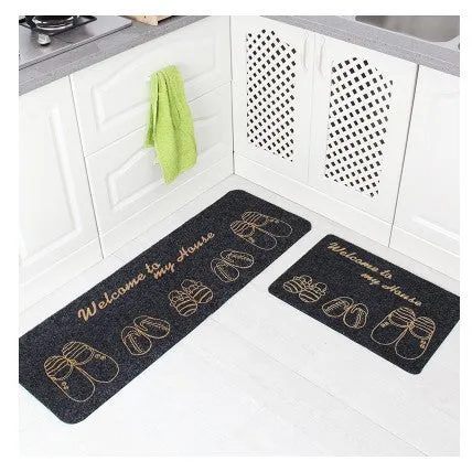 40X60 40X120CM/Set Anti-Slip Kitchen Mat Absorb Water Bathroom Carpet Home Entrance Doormat/Area Rug Bedroom Rugs And Carpets
