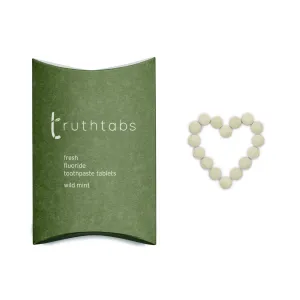 A years supply of Truthtabs - Award Winning Wild Mint Toothpaste Tablets