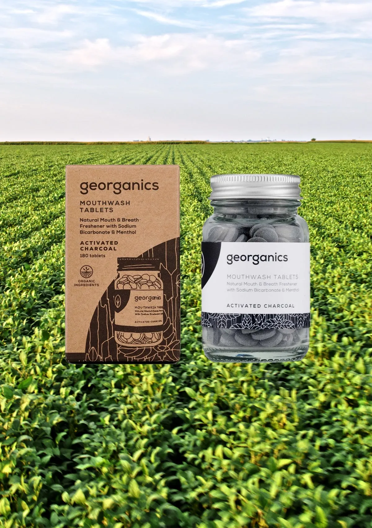 Activated Charcoal Mouthwash Tablets | Georganics