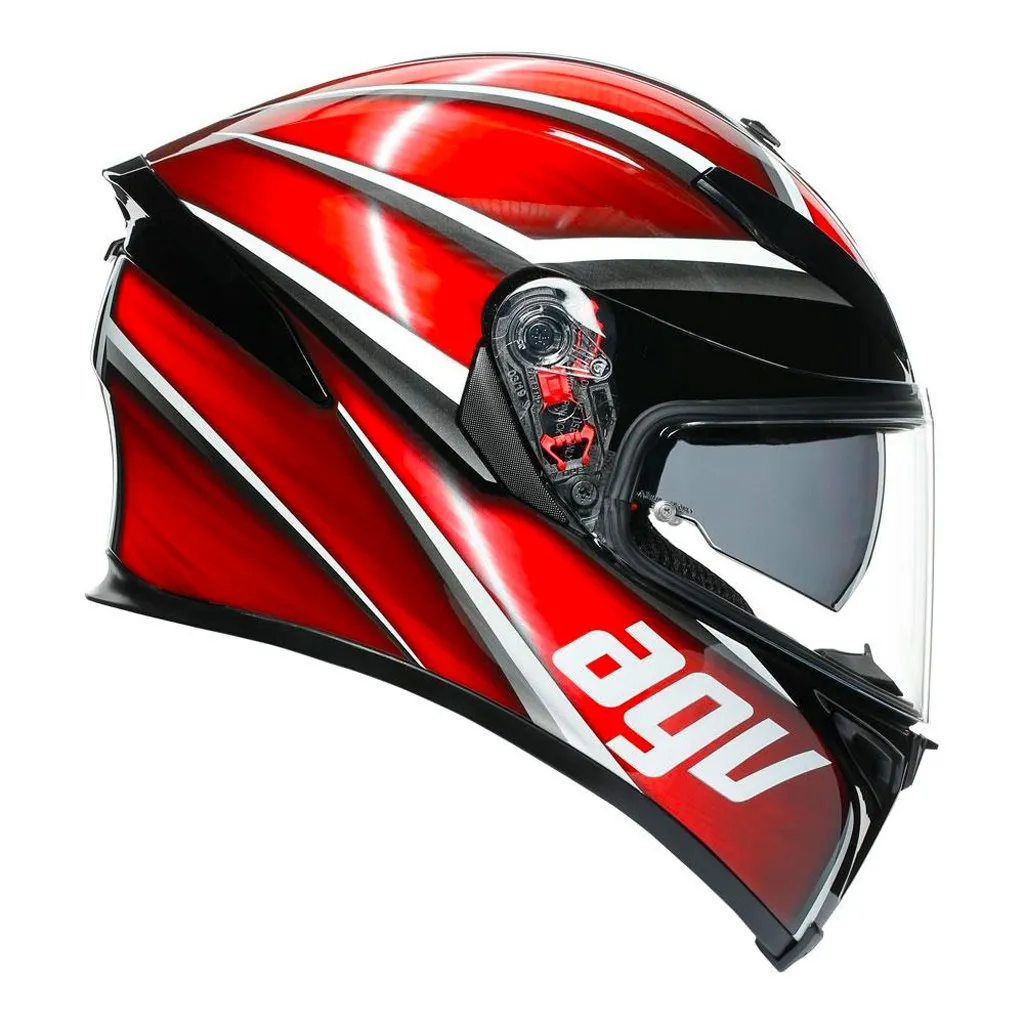 AGV - K5 S Tempest Black/Red Helmet