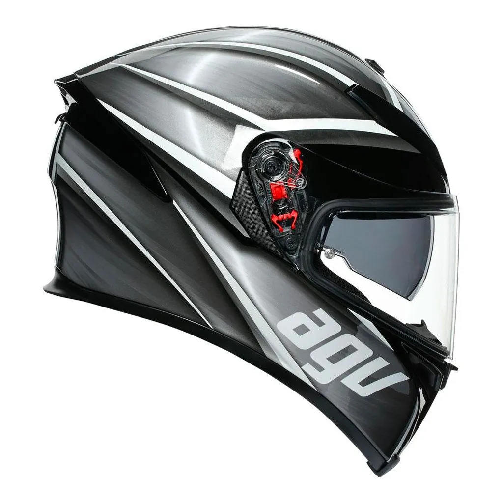 AGV - K5 S Tempest Black/Silver Helmet