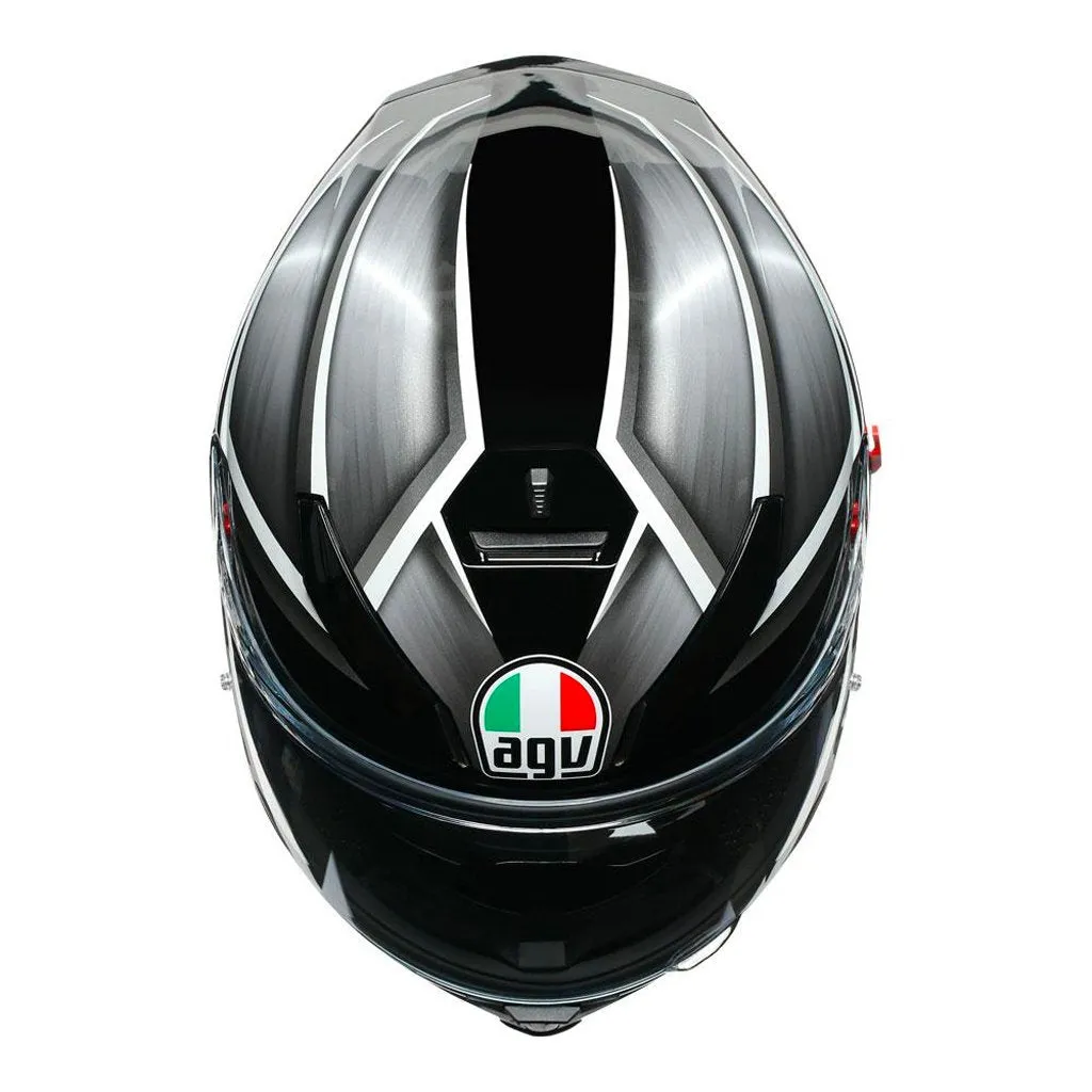 AGV - K5 S Tempest Black/Silver Helmet