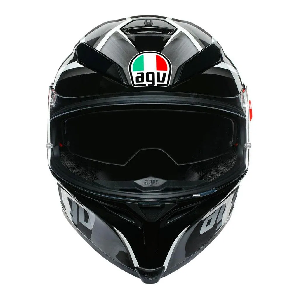 AGV - K5 S Tempest Black/Silver Helmet
