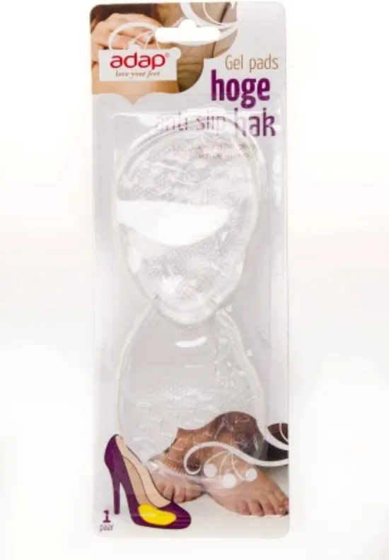 Anti slip gel pads voor hoge hakken | Gel pads | Anti-slip | 2 stuks | Transparant