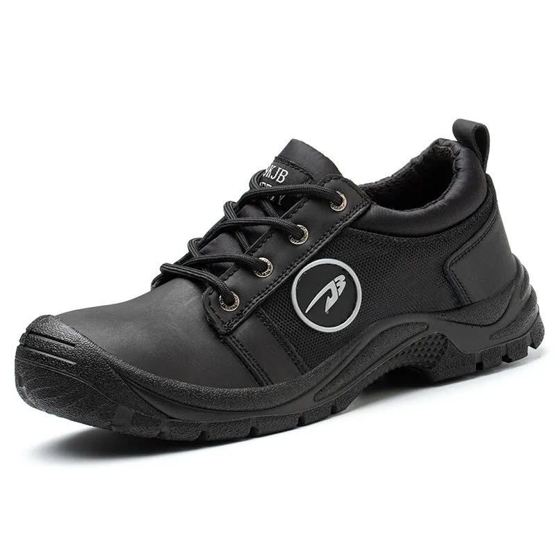 Anti-smash And Wear-resistant High-top Men's Non-slip, Waterproof And Oil-resistant Protective Shoes