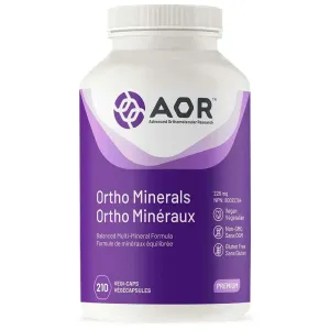 AOR Ortho Minerals 210 Vegi Capsules