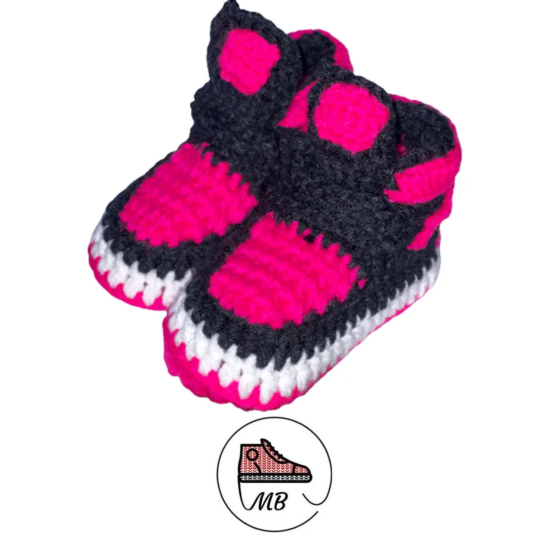 Baby Crochet  Mumybuddy - 1 Hot Pink 0-12 Month's