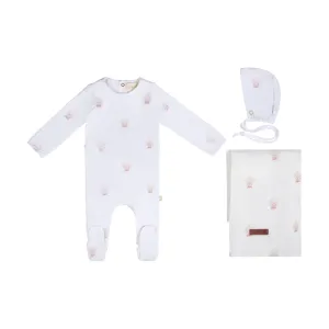 Baby's Breath Misty Rose 3 Piece Set by Citrine