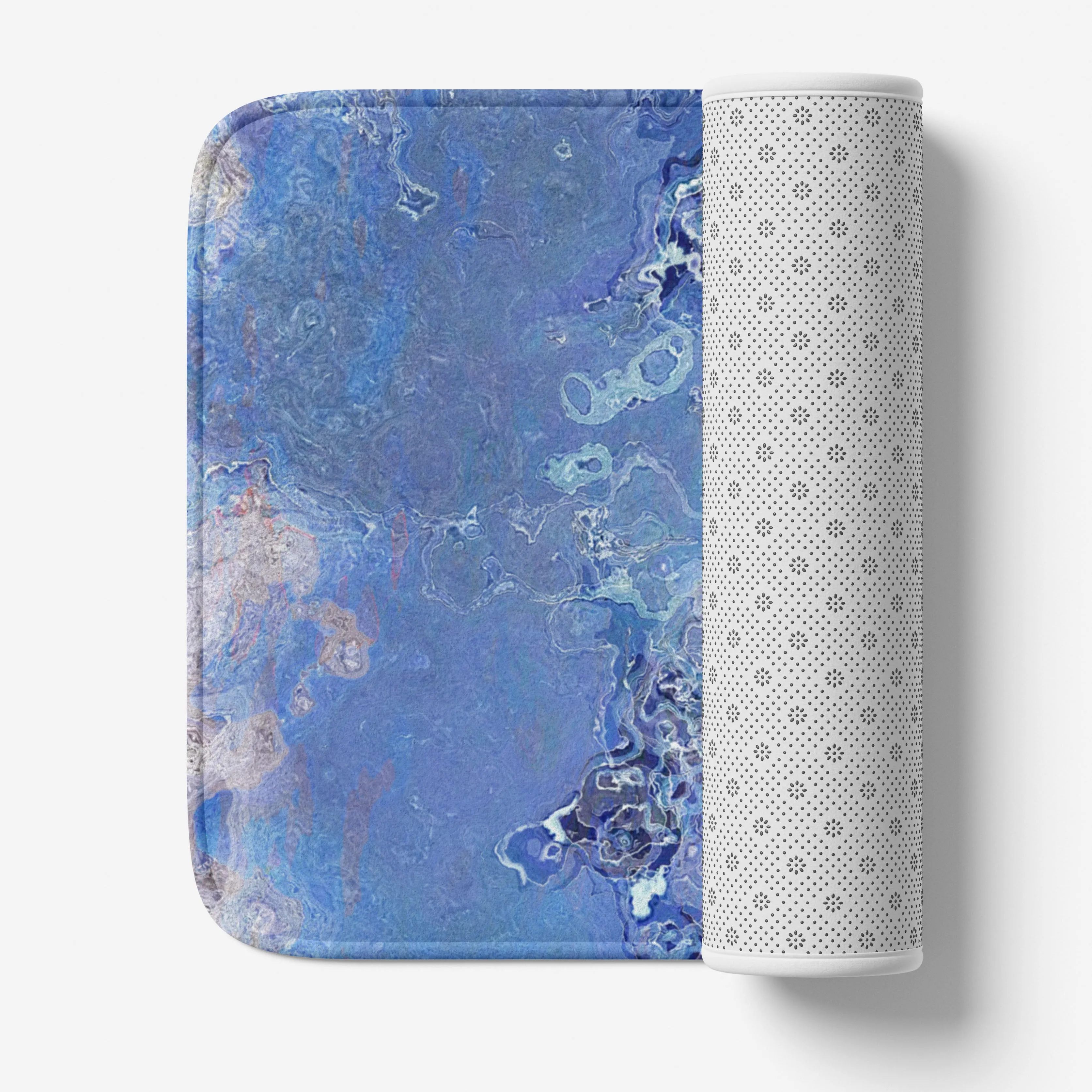 Bath Mat, Blue Stone