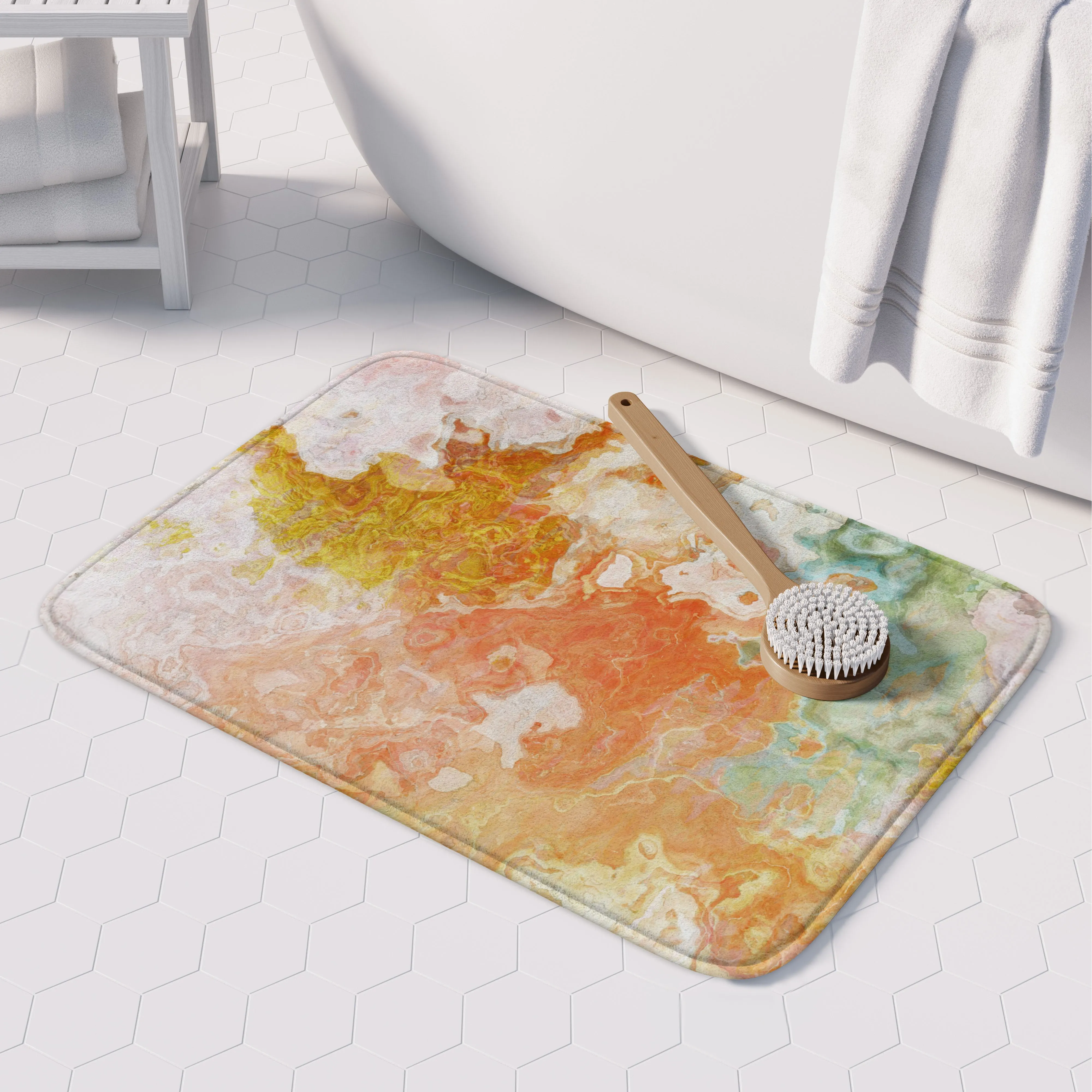 Bath Mat, Peony