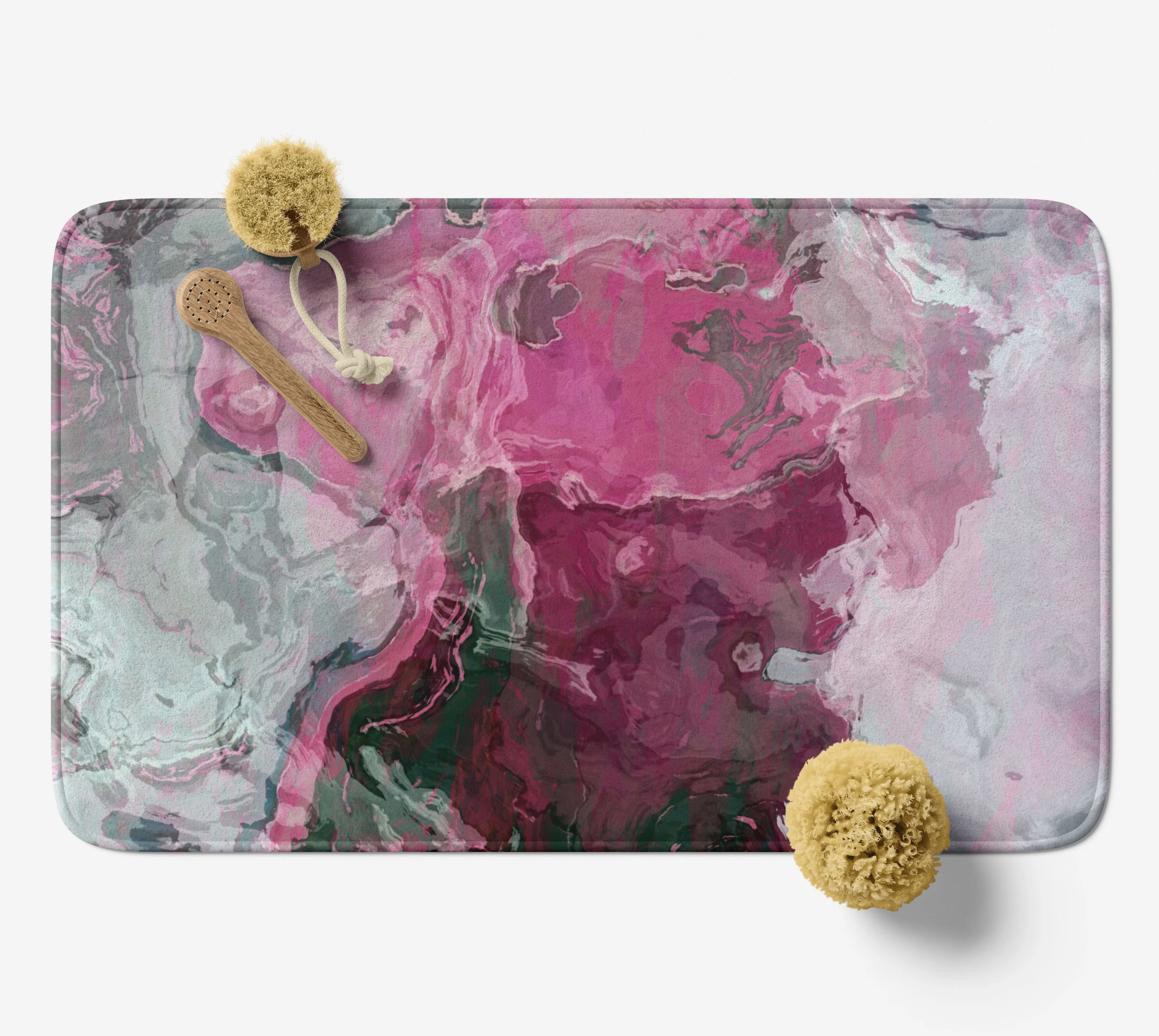 Bath Mat, Raspberry