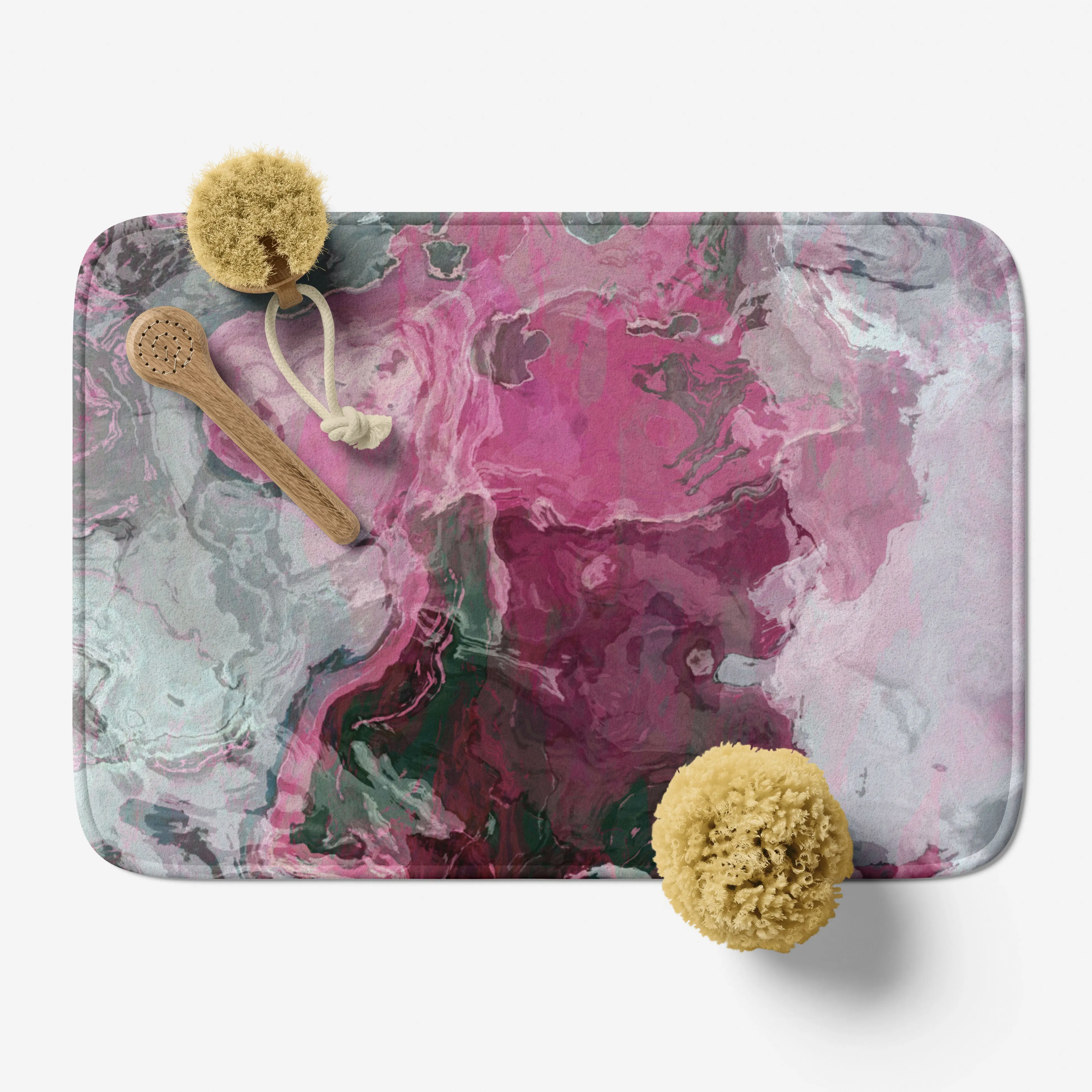 Bath Mat, Raspberry