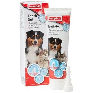 Beaphar Tooth Gel Liver Flavour for Dogs and Cats, 100 g