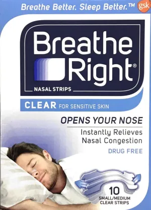 Breathe Right Nasal Strips-Regular Strips 10