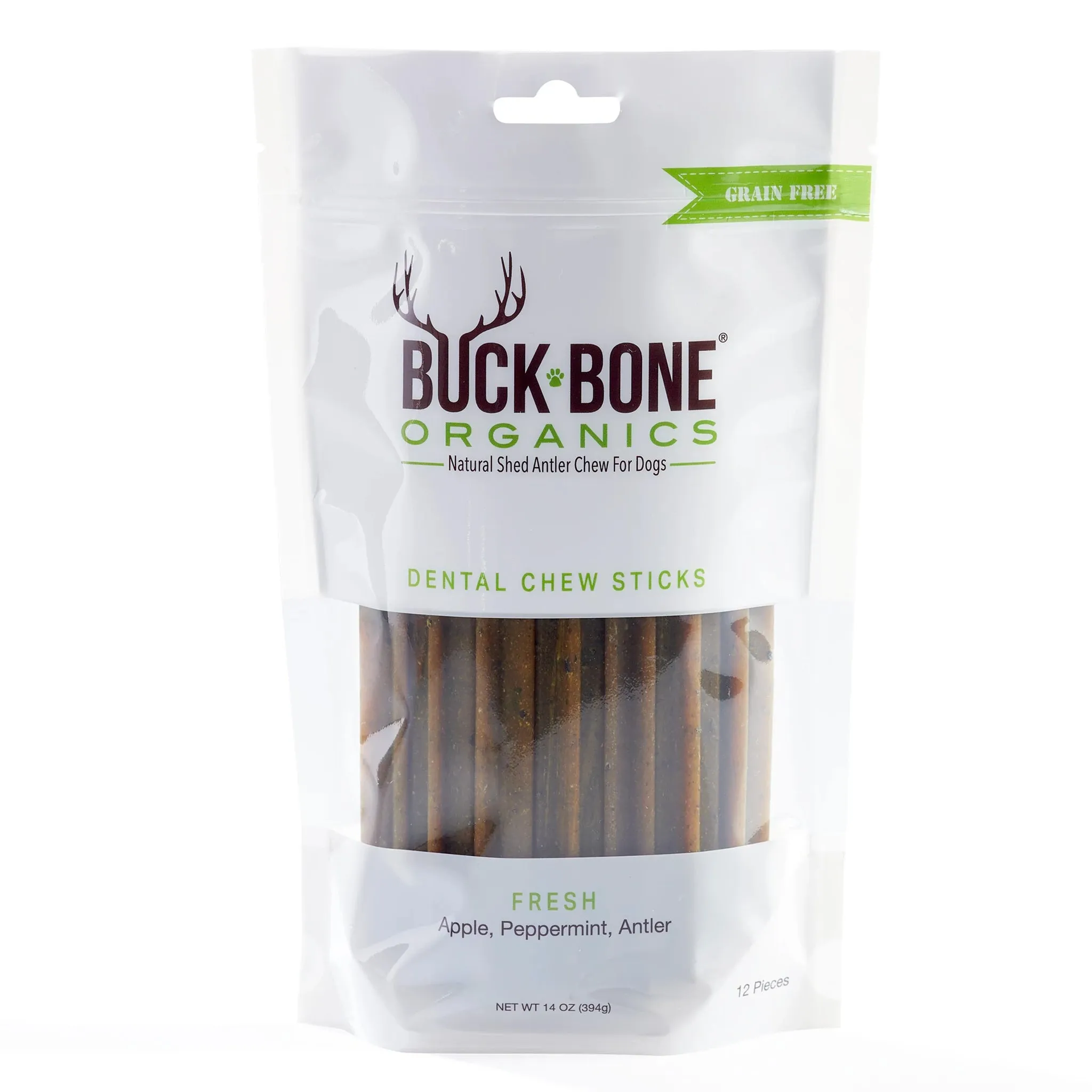 Buck Bone Organics Grain Free Dental Chew Sticks