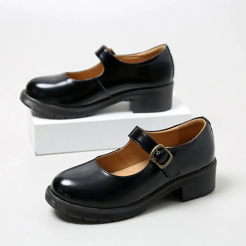 Buckle JK Student Shoes