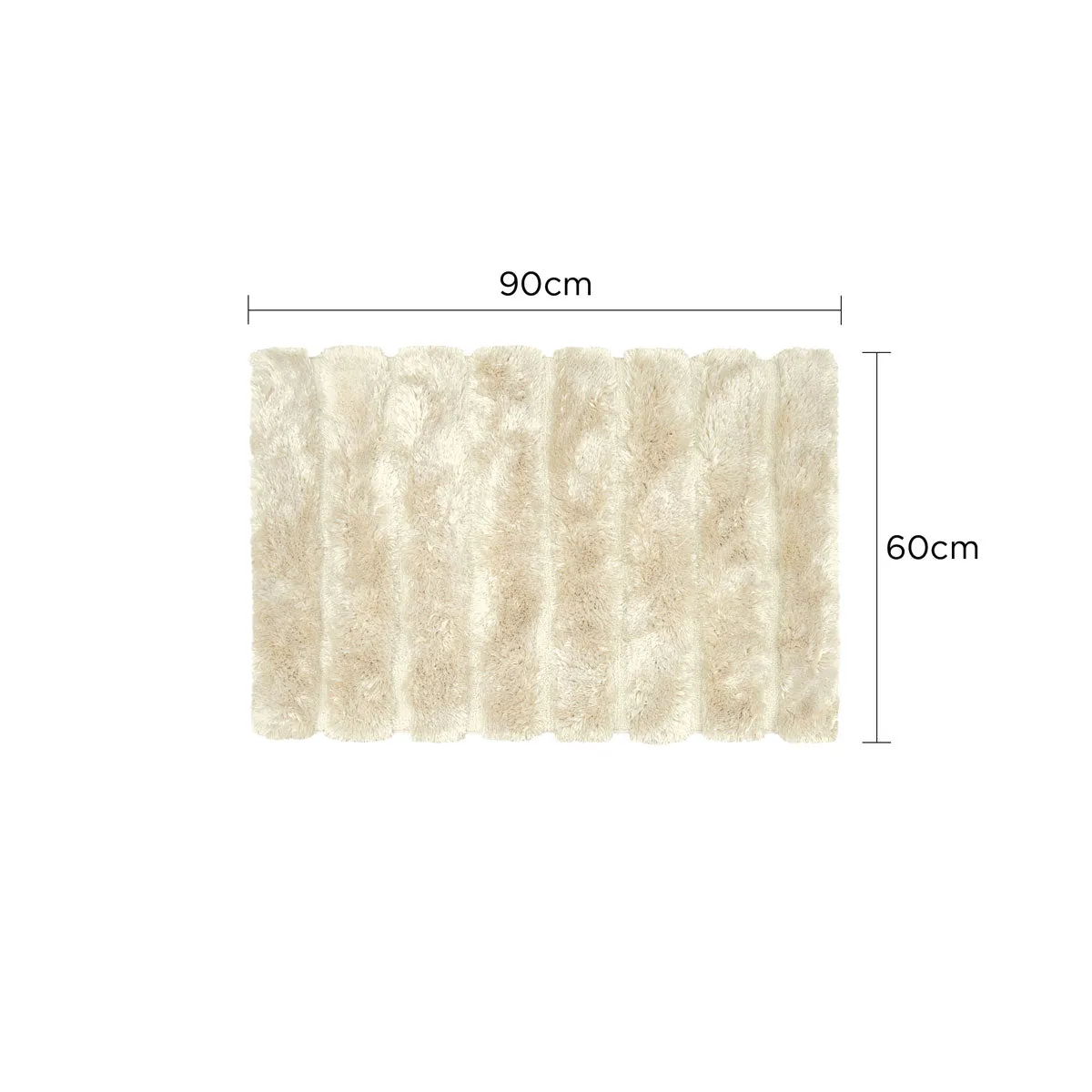 Charles Millen Signature Collection Elate Microfibre Yarn Mat, Medium, Set Of 2