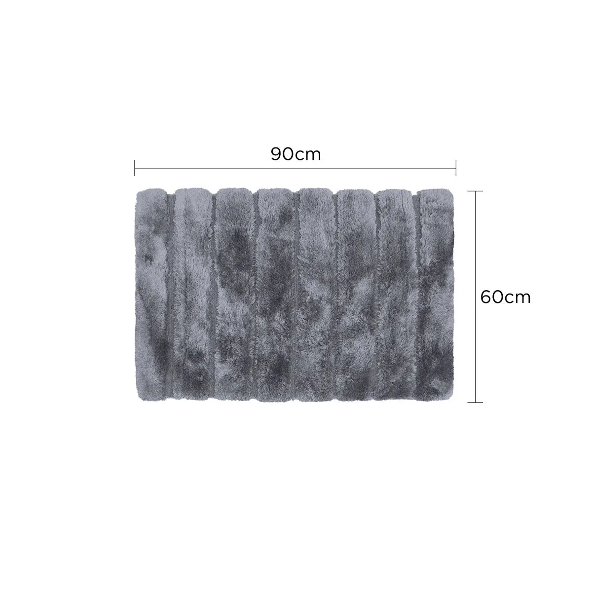 Charles Millen Signature Collection Elate Microfibre Yarn Mat, Medium, Set Of 2