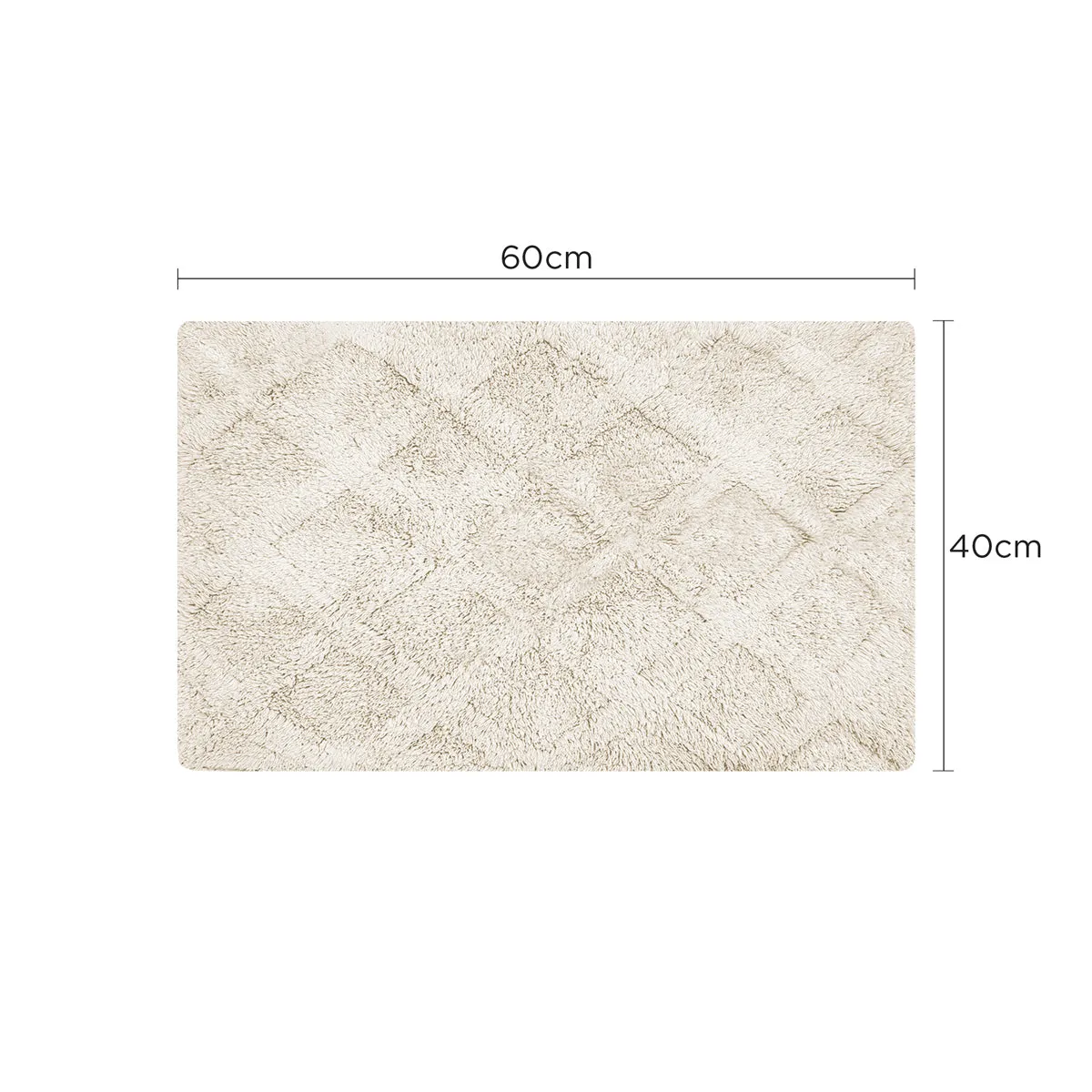 Charles Millen Suite Collection Trellis Tufted Mat, Small