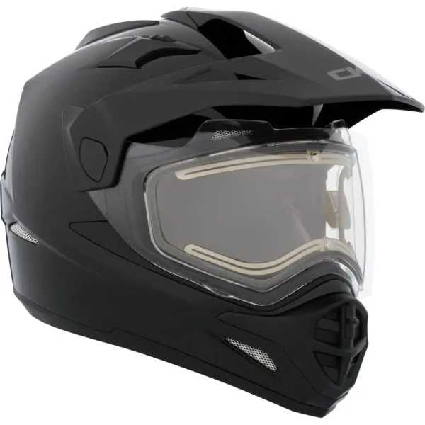 CKX Quest RSV Winter Electric Lens Backcountry Full-Face Helmet Solid Black