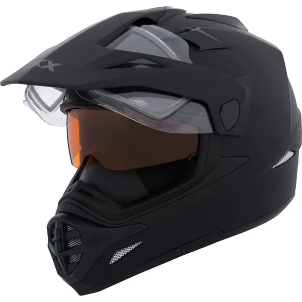 CKX Quest RSV Winter Electric Lens Backcountry Full-Face Helmet Solid Black