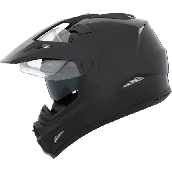 CKX Quest RSV Winter Electric Lens Backcountry Full-Face Helmet Solid Black