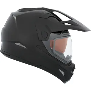 CKX Quest RSV Winter Electric Lens Backcountry Full-Face Helmet Solid Black