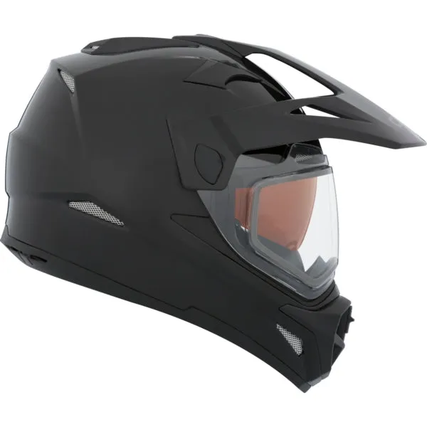 CKX Quest RSV Winter Electric Lens Backcountry Full-Face Helmet Solid Black