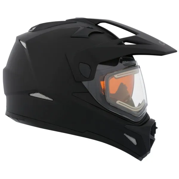 CKX Quest RSV Winter Electric Lens Backcountry Full-Face Helmet Solid Black