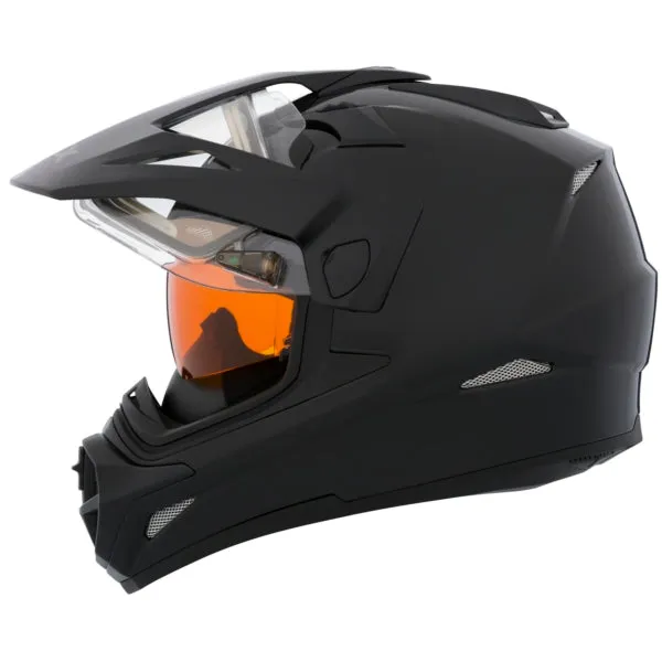 CKX Quest RSV Winter Electric Lens Backcountry Full-Face Helmet Solid Black