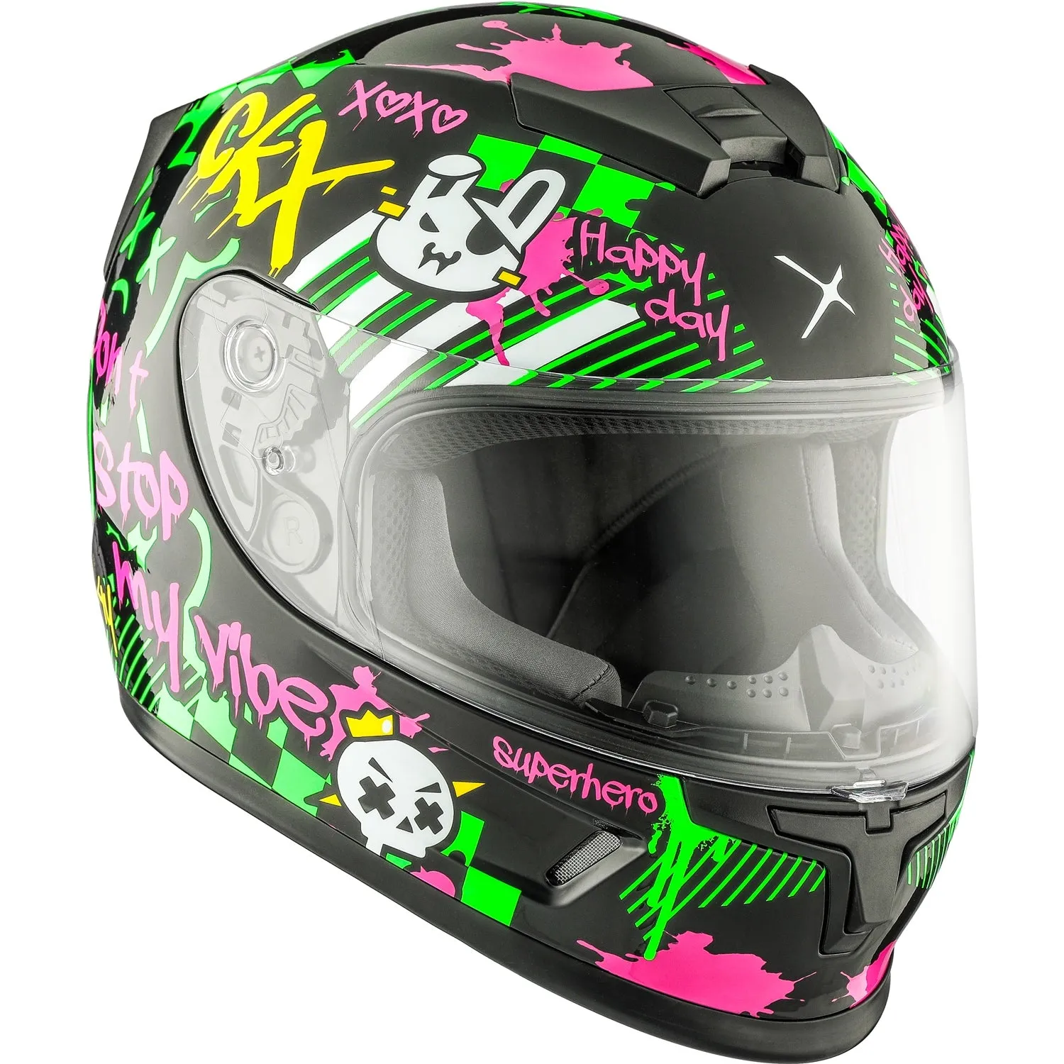 CKX Youth RR24Y Street Full face Helmet with Single Shield