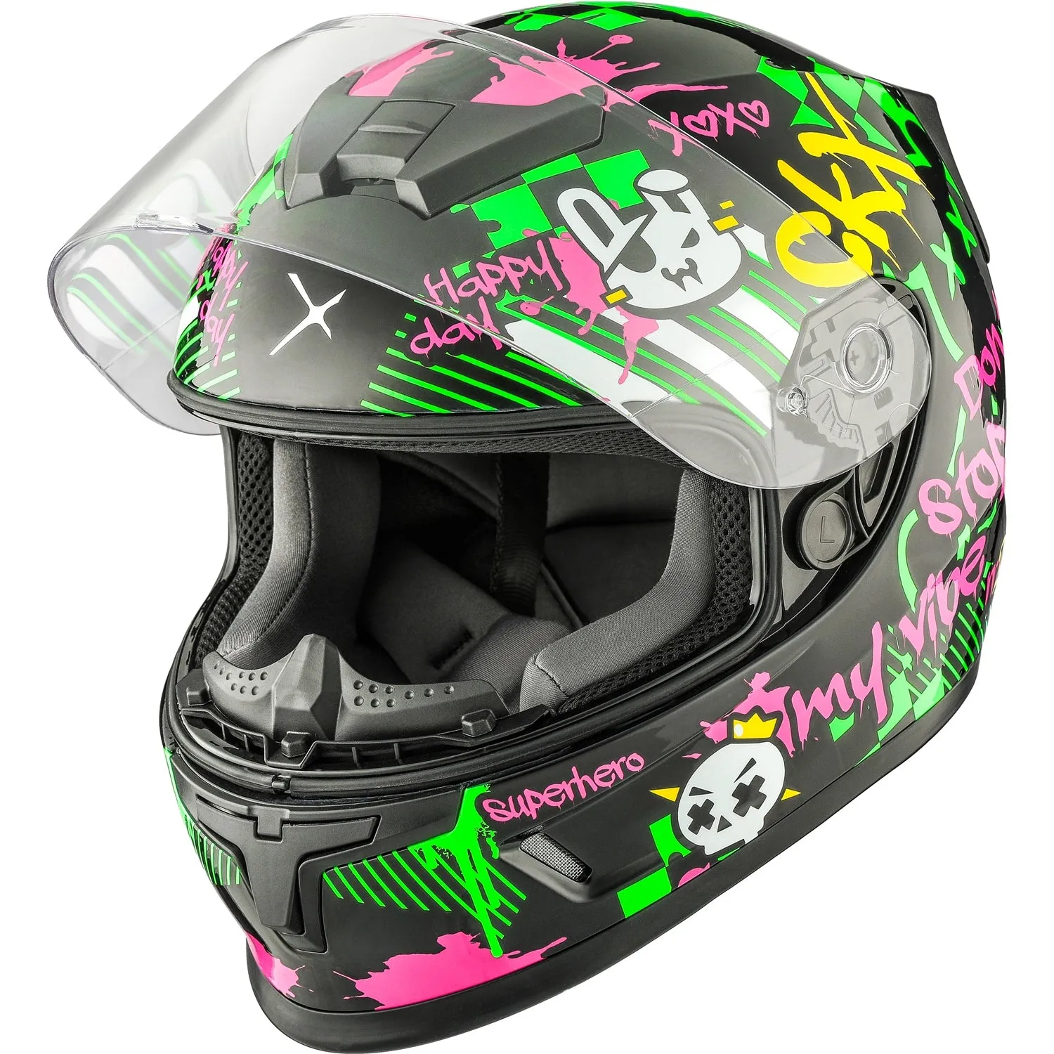 CKX Youth RR24Y Street Full face Helmet with Single Shield