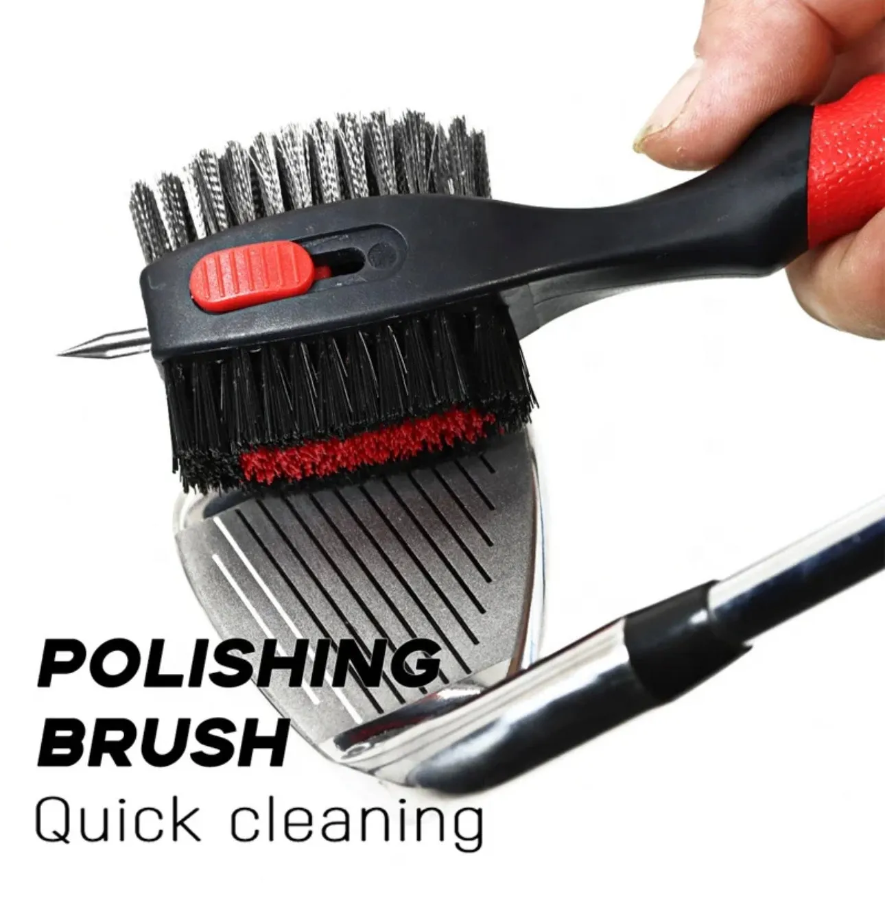 Clubs and Sticks Golf Brush