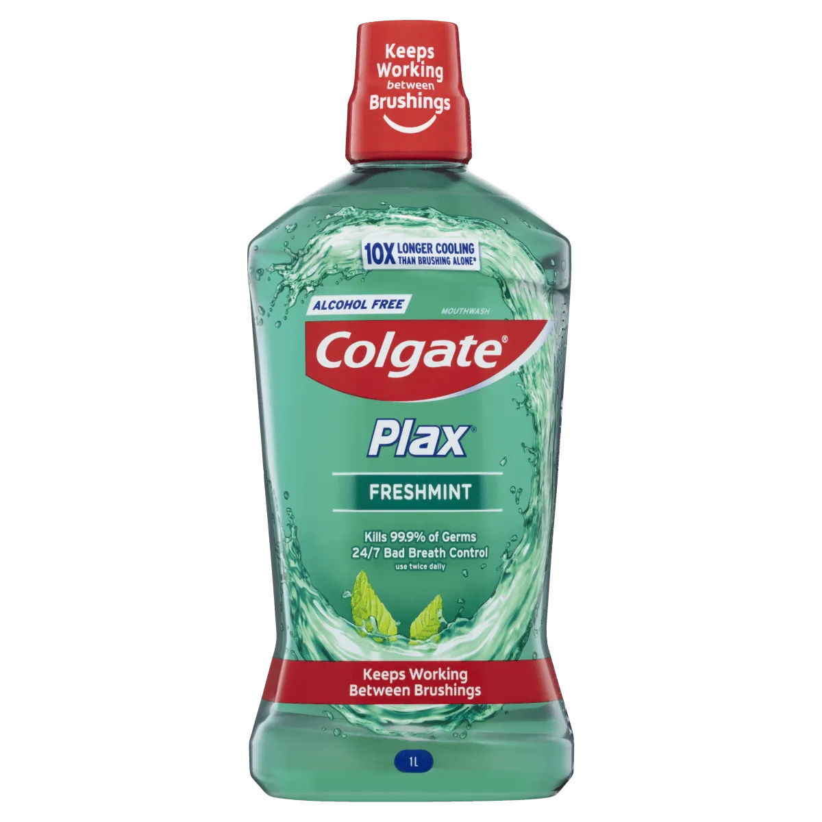 Colgate Plax Freshmint Antibacterial Mouthwash 1L