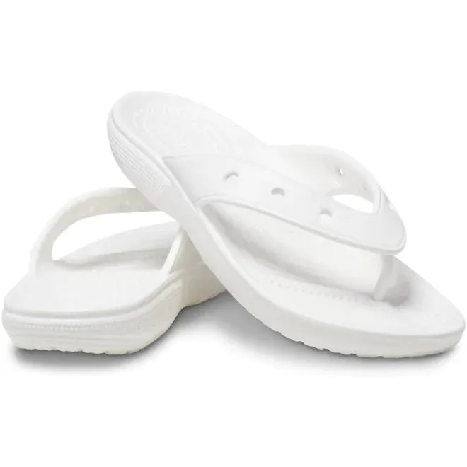 Crocs Classic Flip Jandal in Sulphur or White
