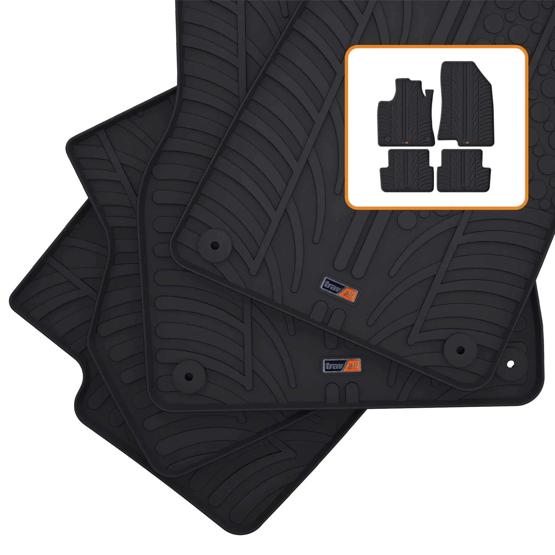 Dacia Sandero Rubber Car Mats (2020-on)