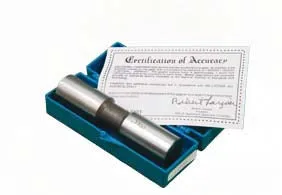 DELTRONIC - Class X - Individual Plug Gauges - in .0025mm increments - (Metric) Range 0.1000 - 0.3800mm Code D1000-3800, Length  47.62mm