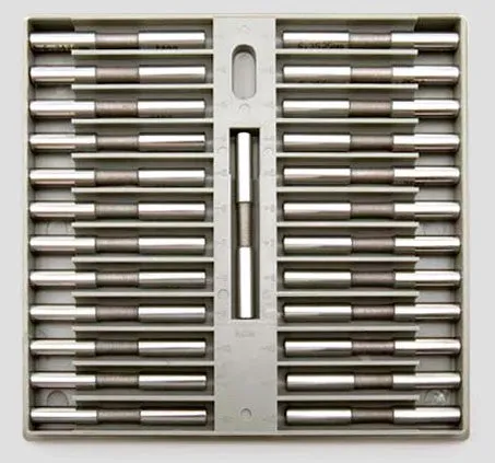 Deltronic THS-25 Class X Pin Gauge Sets, 0.001" Steps .001" Range .1081 - .3872" Number of Pins 25 Code DTHS1081-3872