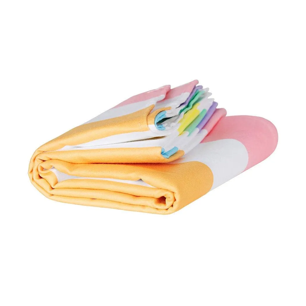 Dock & Bay Beach Towel Cabana Collection L | Quick Dry | Unicorn Waves
