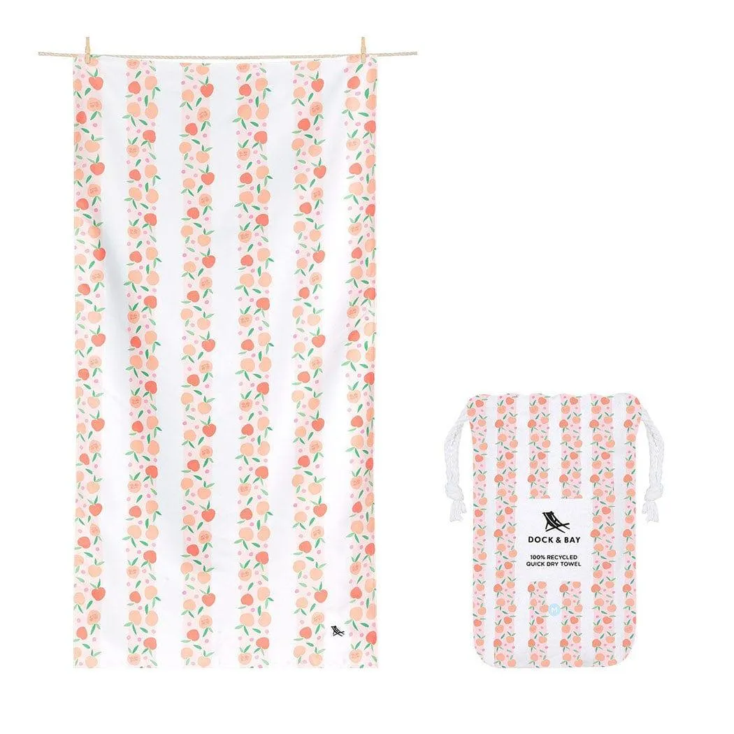 Dock & Bay KIDS Beach Towel | Quick Dry | Peach Party