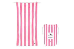 Dock & Bay Quick Dry Cabana Towel - Phi Phi Pink