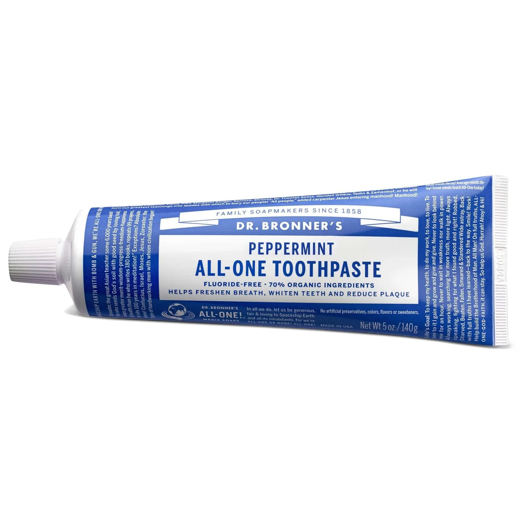 Dr. Bronner's All-One Toothpaste - Peppermint (140 g)