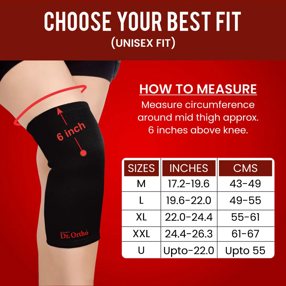 Dr. Ortho Knee Cap (Black)